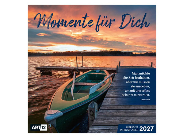 Kalender Momente für dich 30x30cm