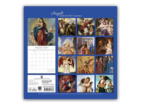 Kalender Engel 30x30cm