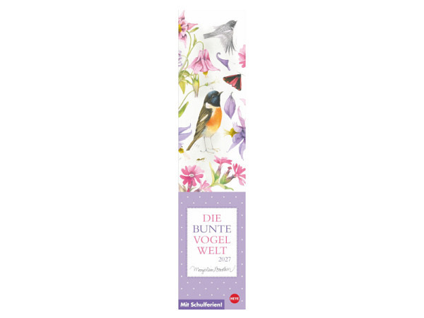 Kalender Bastin Marjolein Die Bunte Vogelwelt 11x49cm