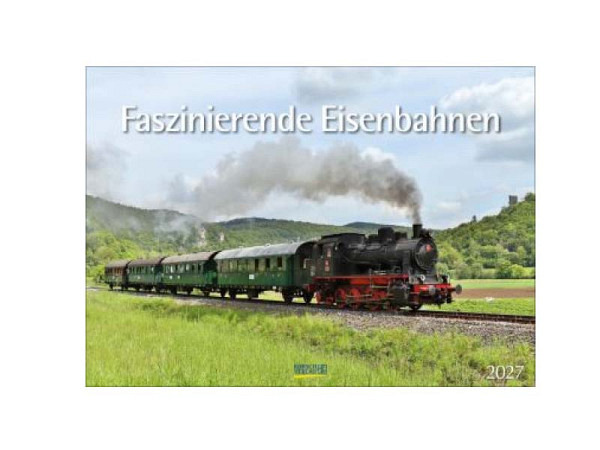 Kalender Faszinierende Eisenbahnen 42x30cm