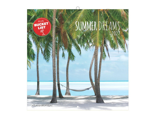 Kalender Summer Dreams 30x30cm