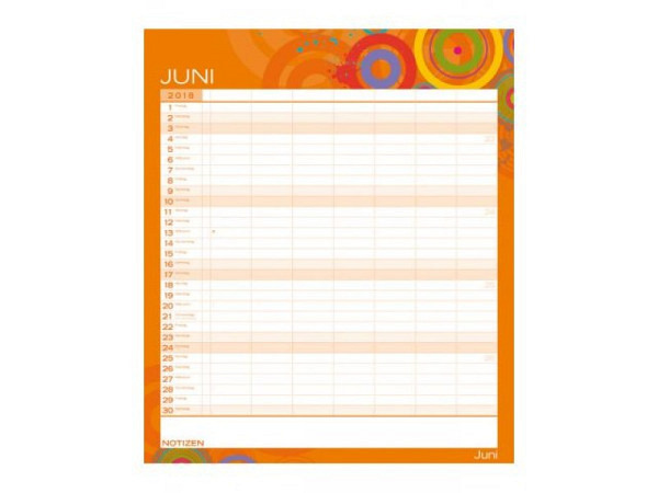 Familienplaner Korsch Multiplaner Colour your ti..