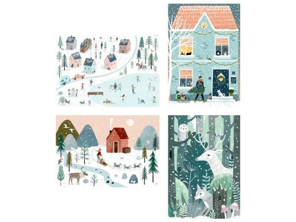 Adventskalender Coppenrath Weisse Winterwelt