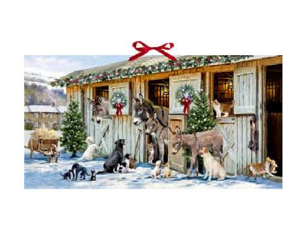 Adventskalender Coppenrath Weihnacht bei den Tieren im Stall