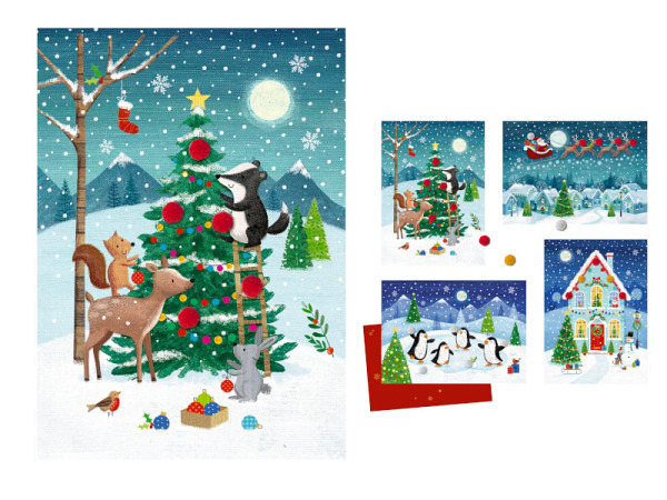 Adventskalender Coppenrath Mini Fröhlicher Advent