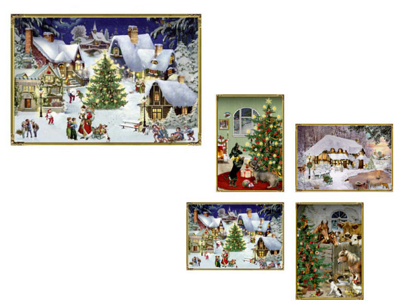 Adventskalender Coppenrath Mini Nostalgische Weihnachtswelt 