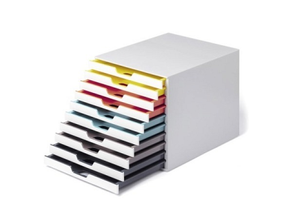 Büroset Durable Varicolor 10 weiss 