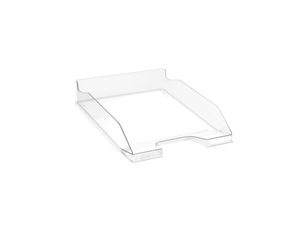 Briefkorb Biella Standard A4+ transparent glasklar