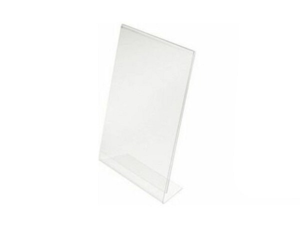 Schilderhalter Deflecto transparent A6 