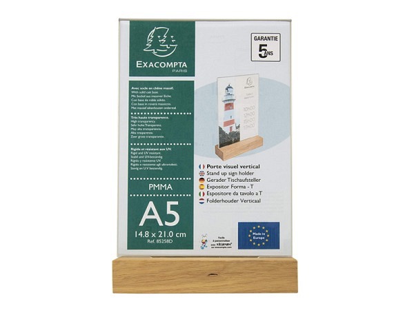 Schilderhalter Exacompta Acryl A5