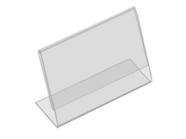 Schilderhalter Acryl transparent 10x6cm Querformat