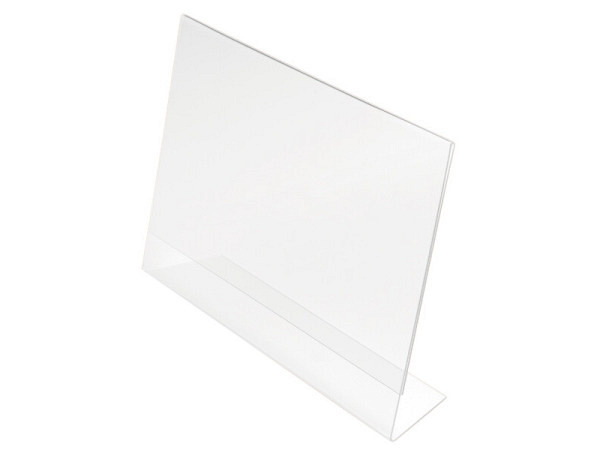 Schilderhalter Deflecto transparent A6 100x148mm Querformat