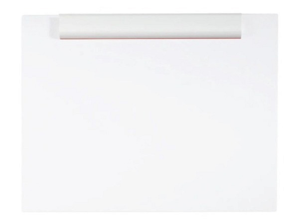 Klemmplatte Maul A3 quer weiss 