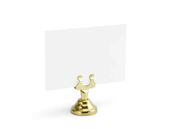 Kartenhalter PartyDeco gold 1Stk.