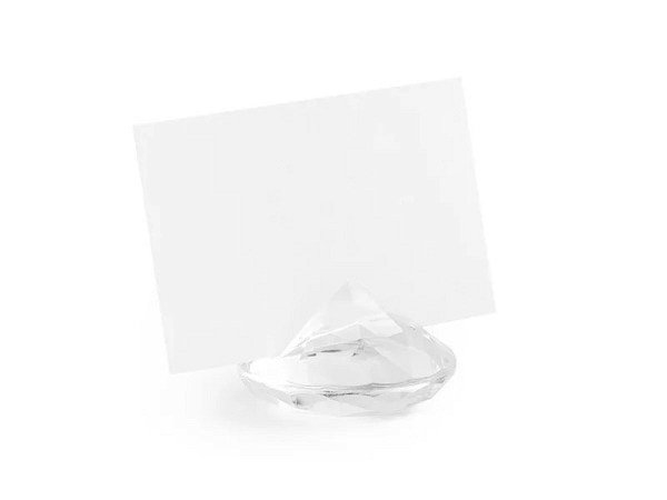 Kartenhalter PartyDeco Diamant 10Stk.