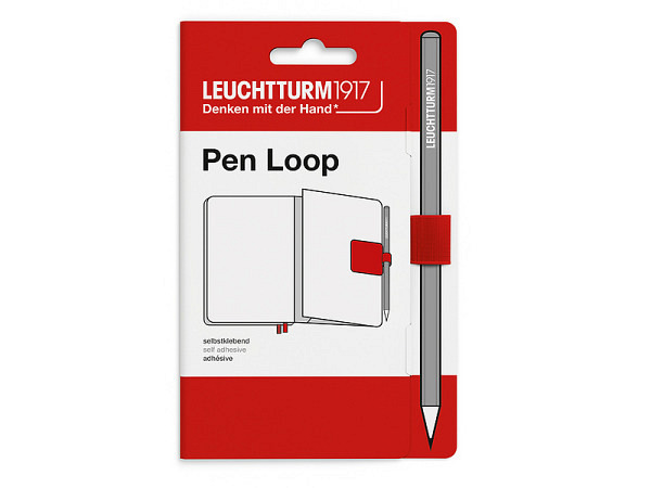 tifthalter Leuchtturm für Agenden, selbstklebende Stiftschlaufe Cherry