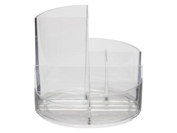 Bürobutler Maul Rundbox transparent farblos
