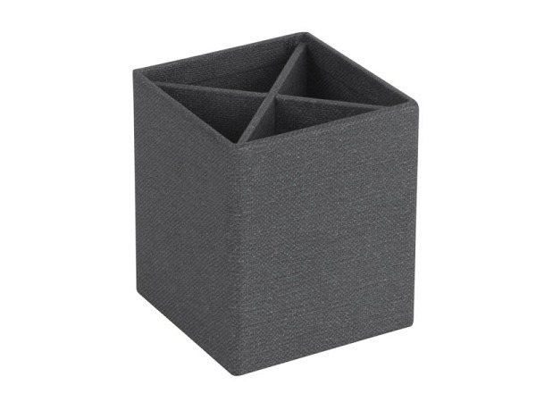 Köcher Bigso Box Leinenbezug Penny Black