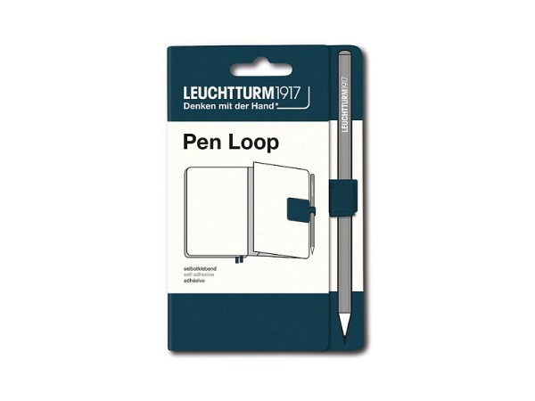 Stifthalter Leuchtturm für Agenden, selbstklebende Stiftschlaufe deep sea