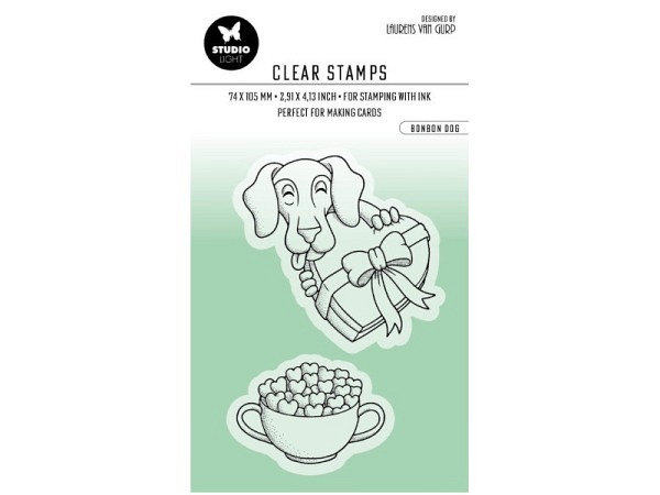 Stempel Studio Light Clear Stamp Bonbon Hund Nr. 354