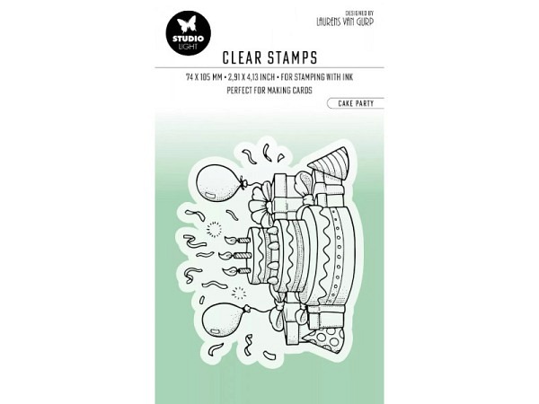 Stempel Studio Light Clear Stamp Cake Party Nr. 412