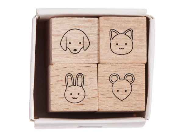Stempel Rico Design Set Mini Tiere 4Stk.