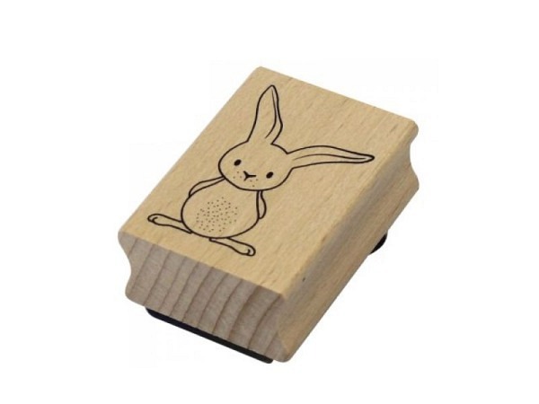 Stempel Artoz Hase Holzstempel 50x35x19mm, Buchenholz
