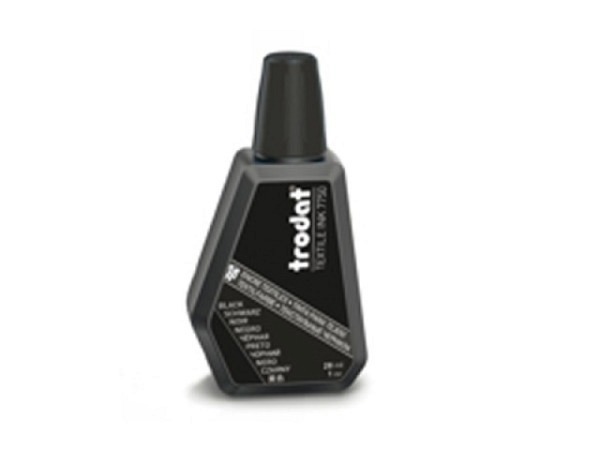 Stempelfarbe Trodat Spezialfarbe 7750 Textil 28ml schwarz