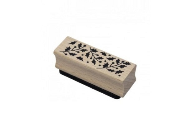 Stempel Artoz Stechpalme 60x20x19mm, aus Holz 