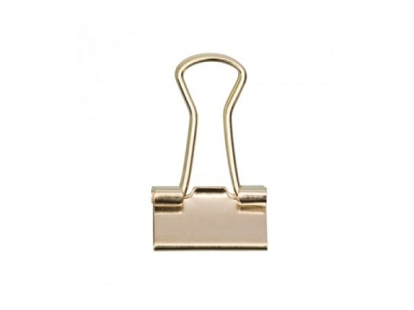 Aktenklammer PaperPoetry Foldback gold 15mm