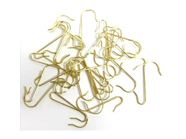Kugelaufhänger robust 30St,4cm gold