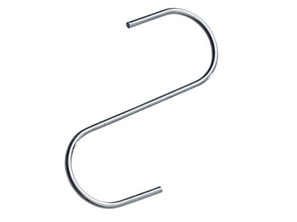 S-Haken 65mm verzinkt, Materialstärke 1,8mm