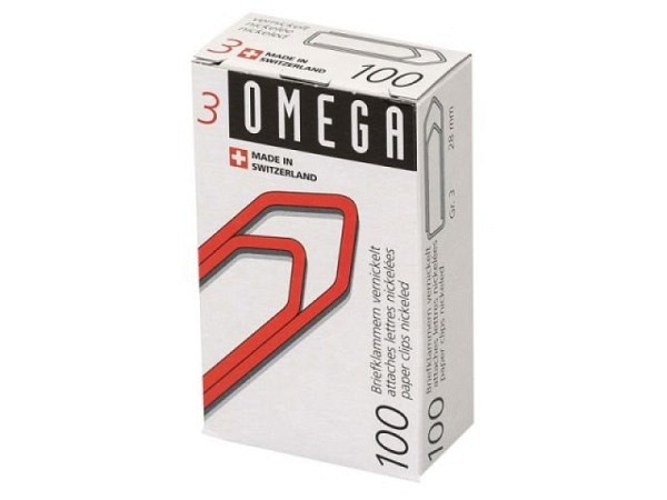 Büroklammern Omega Grösse 3 100 Stk. 28mm 