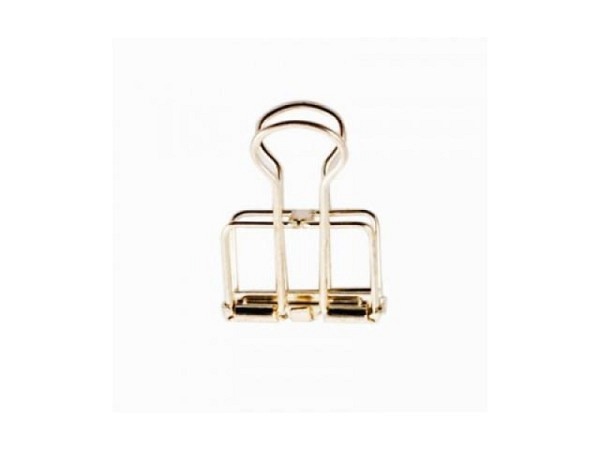 Aktenklammer PaperPoetry Foldback Wire Clips gold 19mm