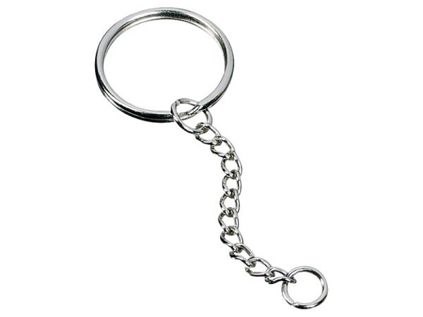 Schlüsselring mit Kette 3 Stk.