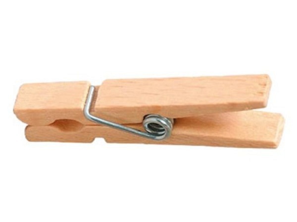 Klammern Stafil natur Holzklammer 45mm lang, Wäscheklammern, 36Stk.