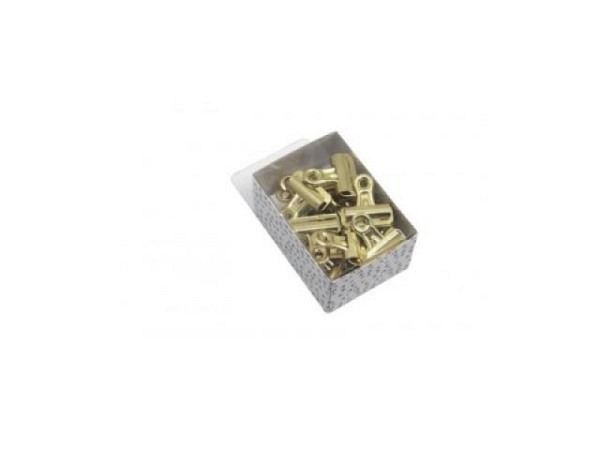 Aktenklammern Artoz Metall Clips gold 25mm Klemmbreite 12Stk