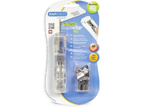 Aktenklammer Rapesco Supaclip 40 