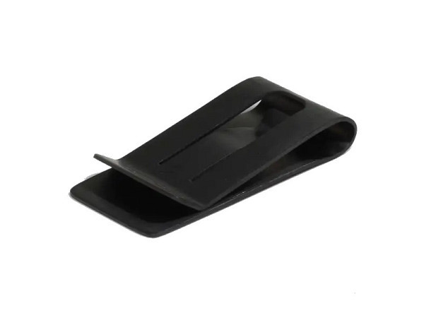 Geldscheinklammer Curated Basics Stahl schwarz oxidiert 