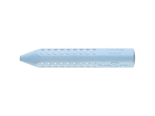 Radiergummi Faber-Castell Grip dreieckig skyblue 9cm Stiftform