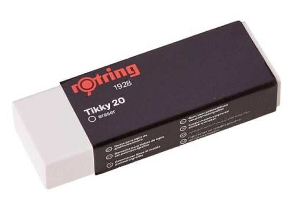 Radiergummi Rotring Tikky 20 weiss