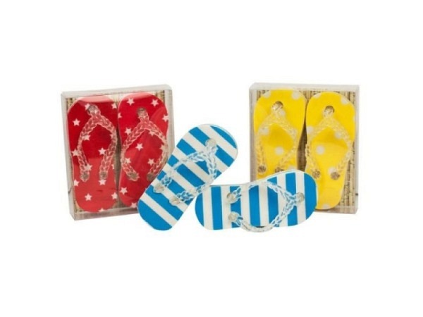 Radiergummi Collection Flip-flop 2er Set, farbig sortiert