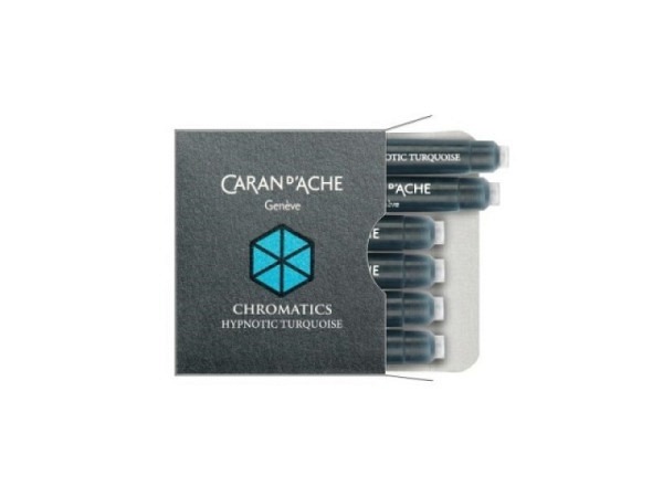 Tintenpatrone Caran d'Ache Türkis, per 6Stück 8021.191