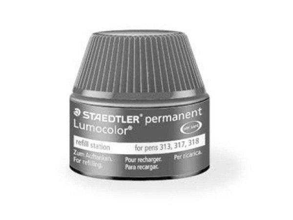 Tinte Staedtler Lumocolor schwarz Nachfülltinte permanent