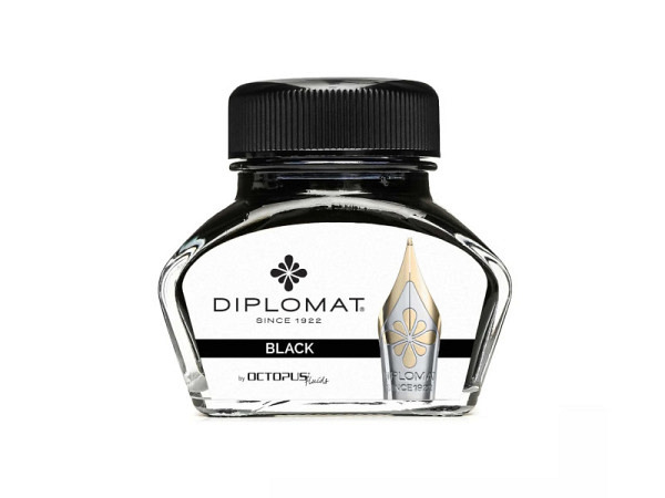 Tintenfass Diplomat 30ml schwarz