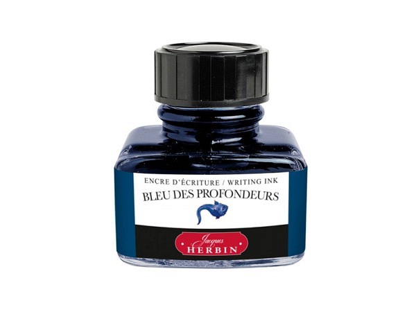 Tintenfass Herbin Schreibtinte tiefblau 30ml