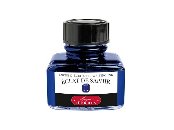 Tintenfass Herbin Schreibtinte saphireblau 30ml