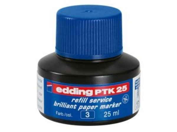 Tusche Edding PTK-25 Nachfülltusche zu Edding 30/33 blau