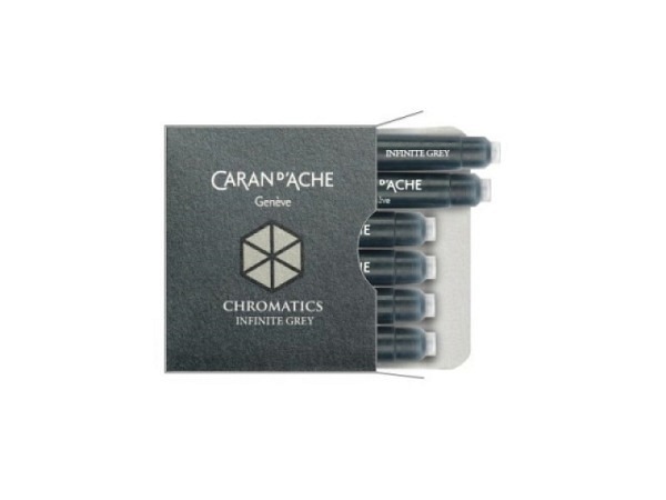 Tintenpatrone Caran d'Ache Infinite Grey, per 6Stück 8021.005