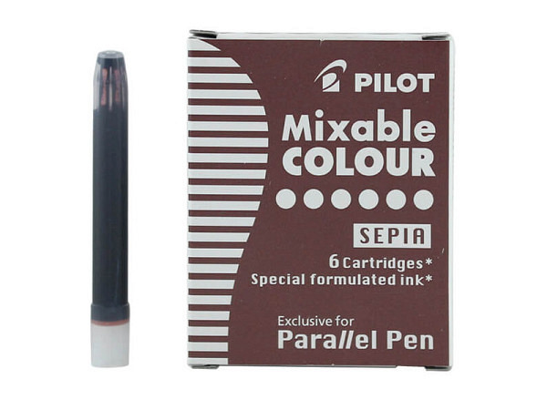 Tintenpatrone Pilot Parallel Pen 6St. sepia